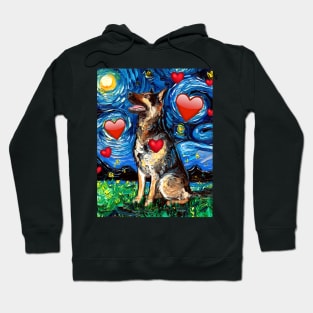 German Shepherd Night 2 Hoodie